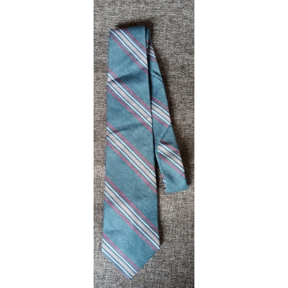Tie 70s 80s 90s Y2K Mens 615 Collection Blue Red Tan 3.5 Wide 54 Long